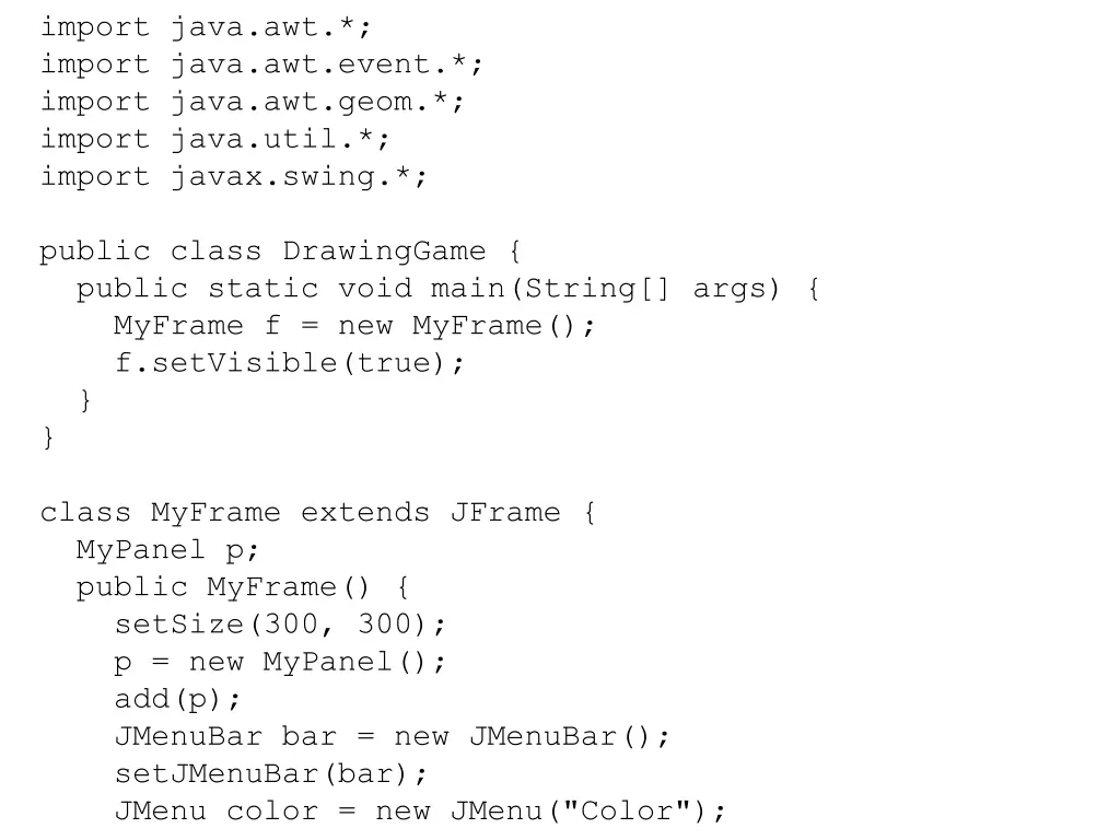 import java awt import java awt event import java 1