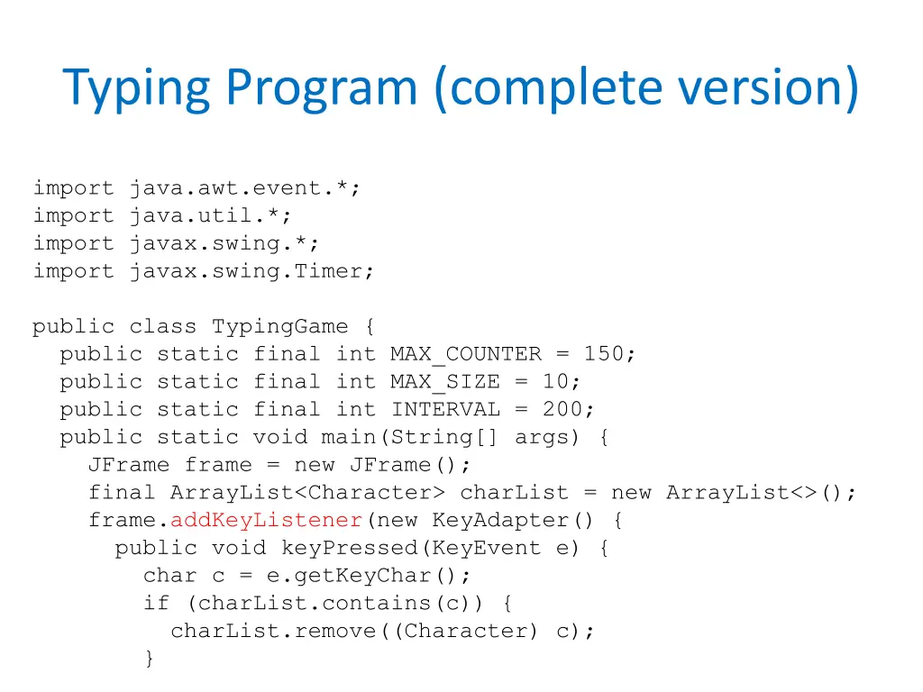 typing program complete version