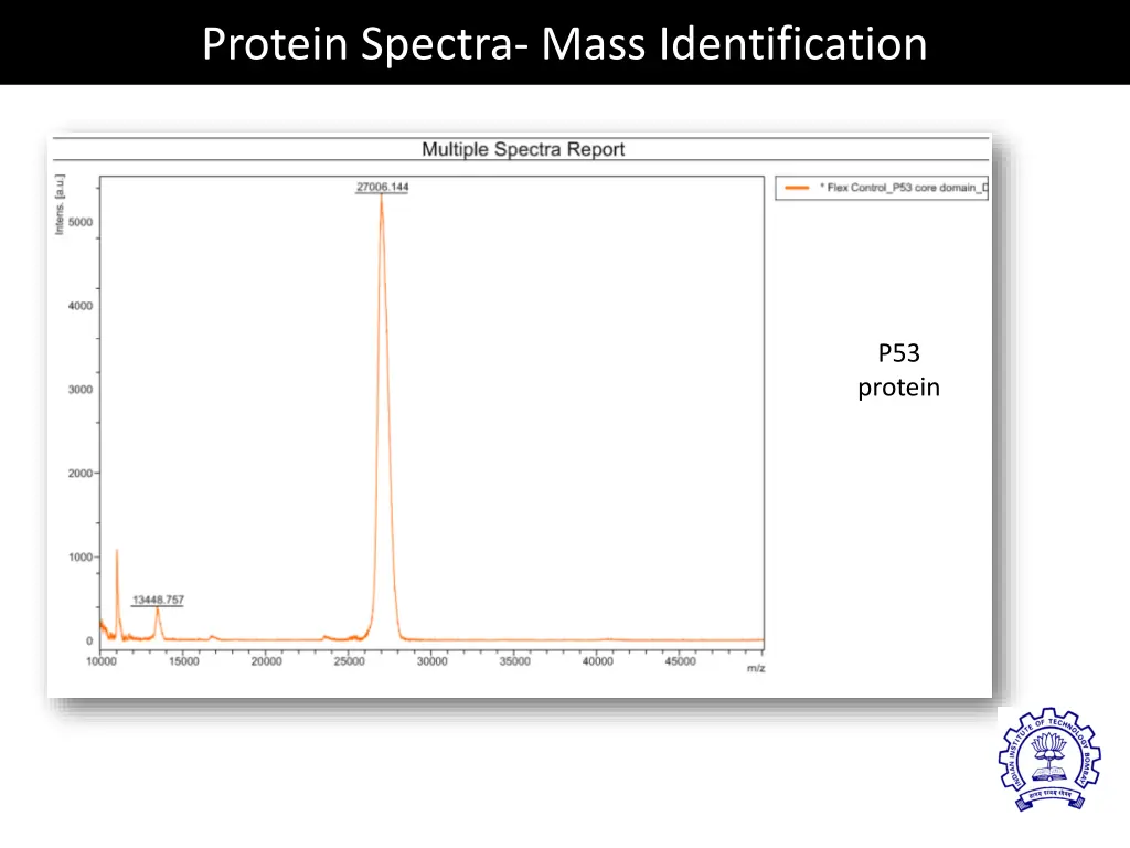protein spectra mass identification