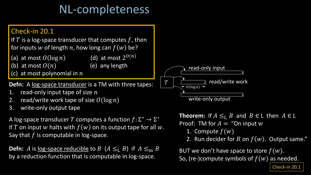 nl completeness