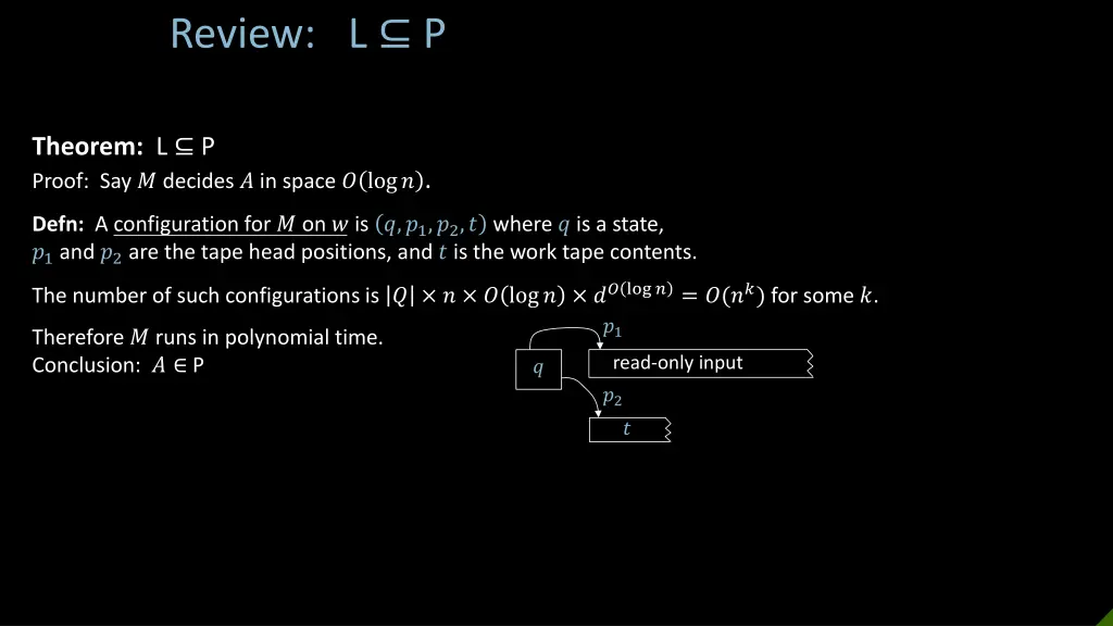 review l p