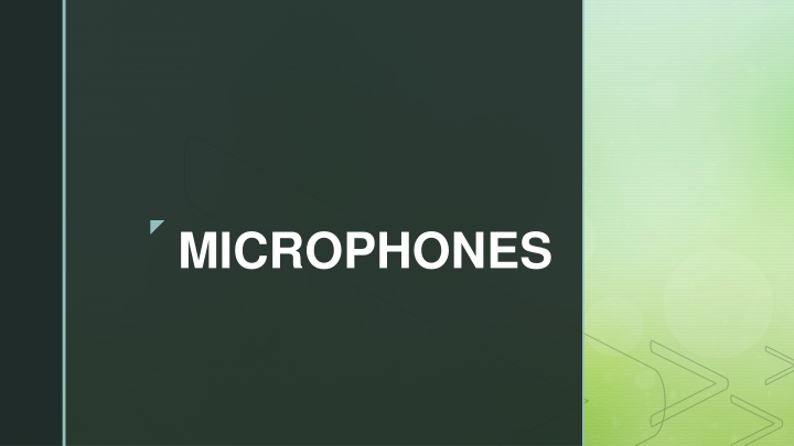 microphones