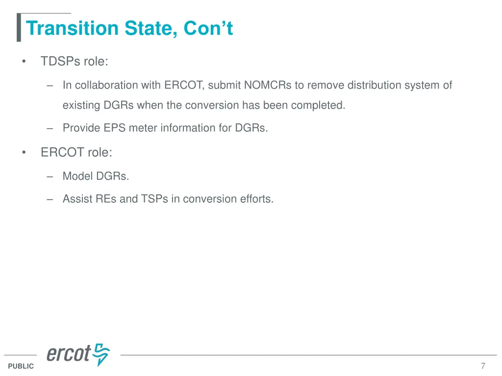 transition state con t