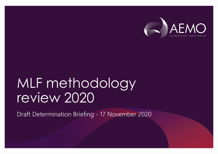 mlf methodology review 2020