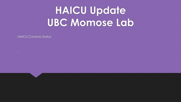 haicu update ubc momose lab