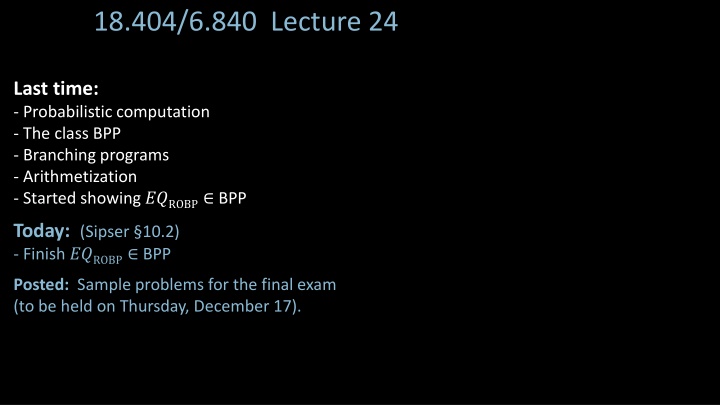 18 404 6 840 lecture 24
