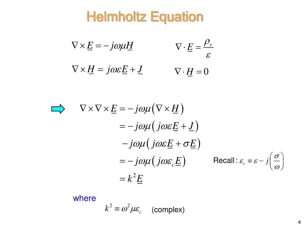 helmholtz equation