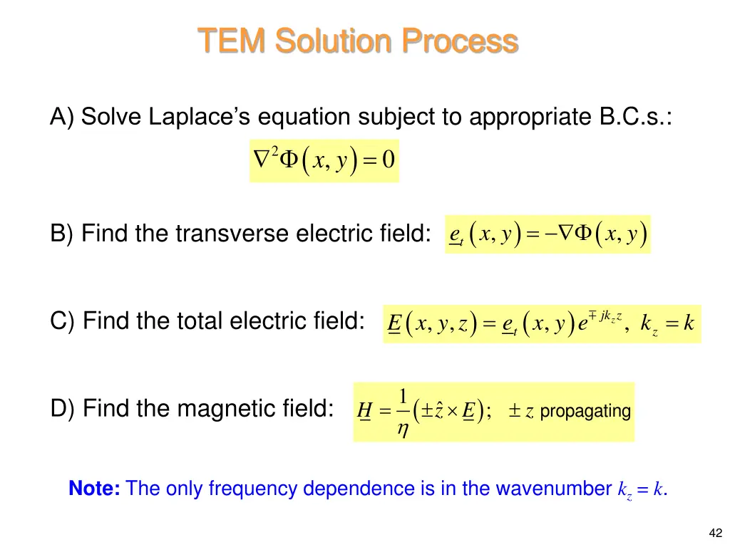 tem solution process