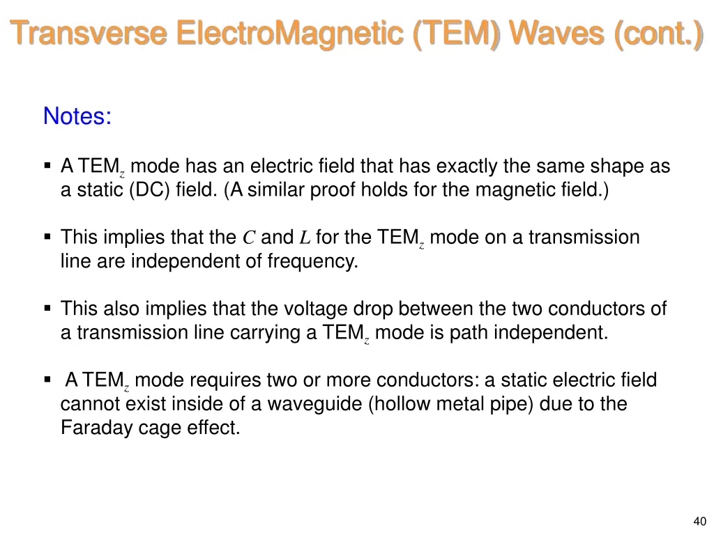 transverse electromagnetic tem waves cont 5