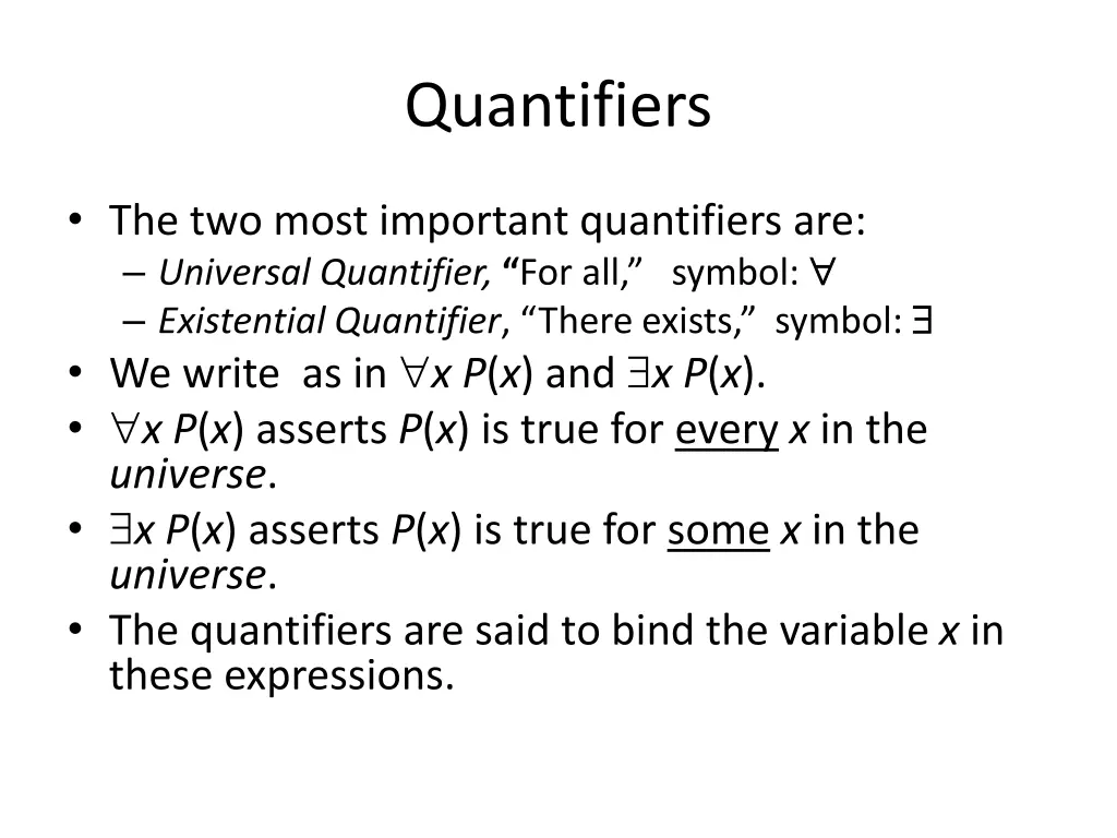 quantifiers