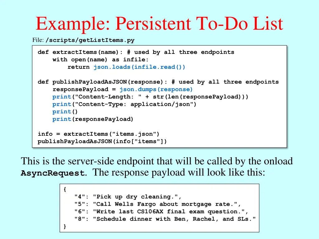 example persistent to do list file scripts