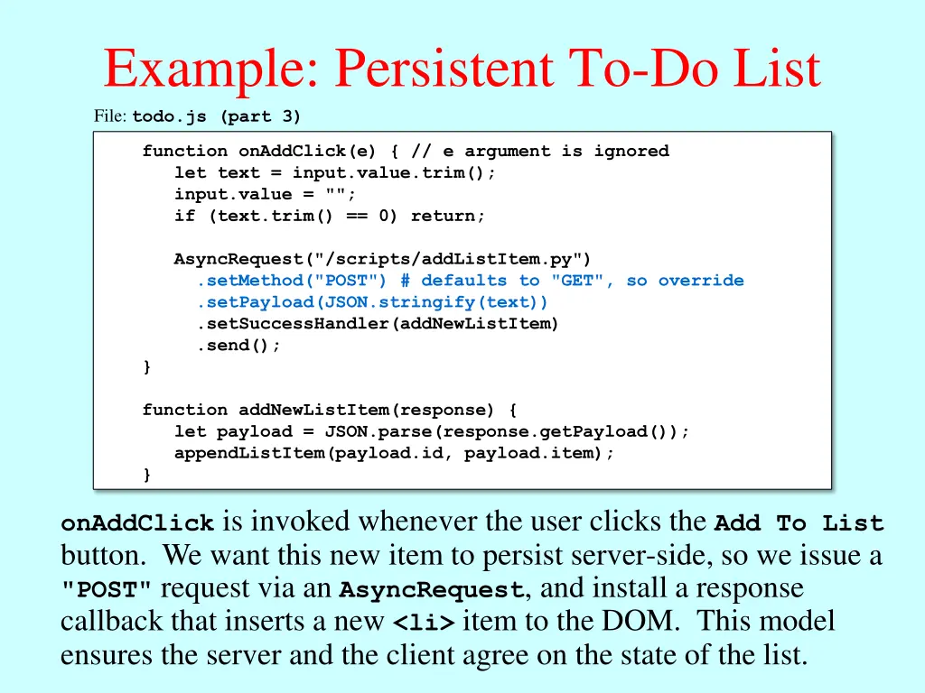 example persistent to do list file todo js part 3