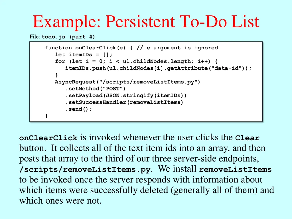 example persistent to do list file todo js part 4