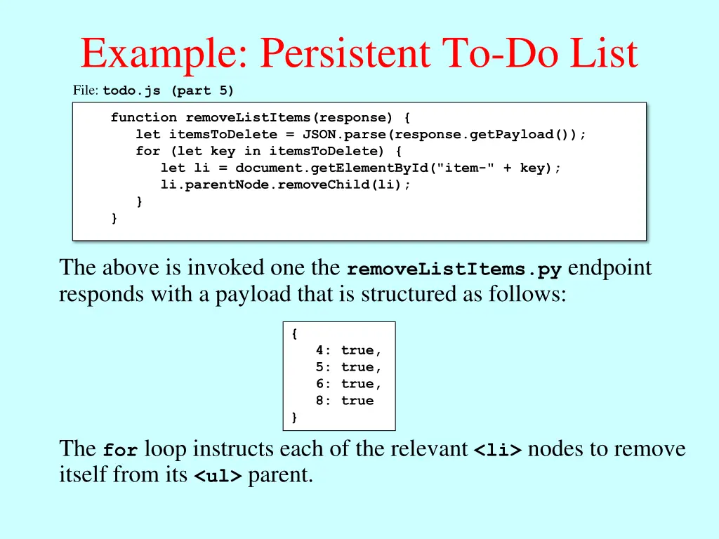 example persistent to do list file todo js part 5