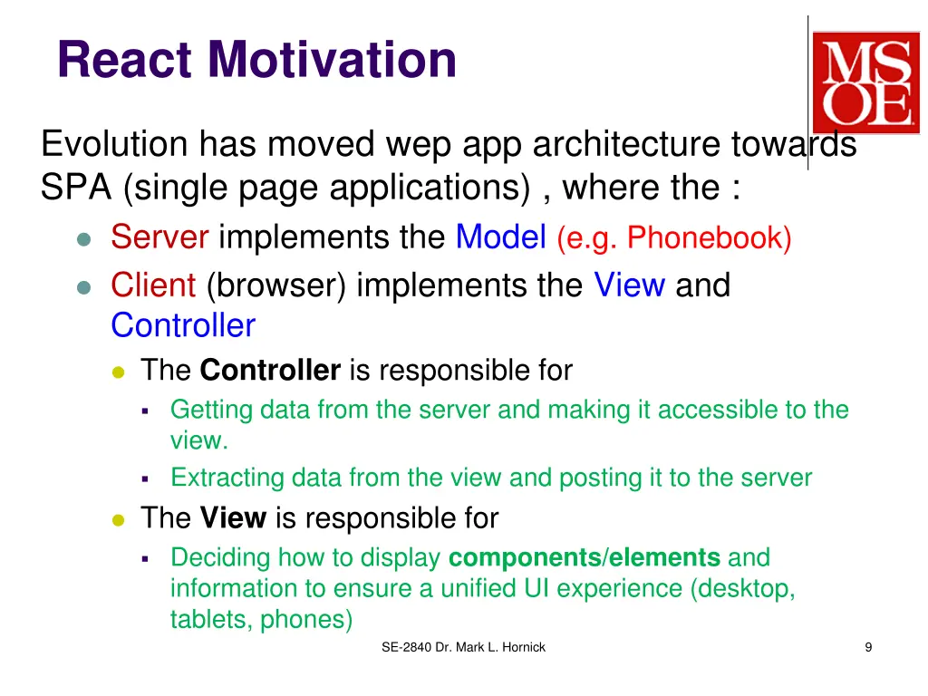 react motivation