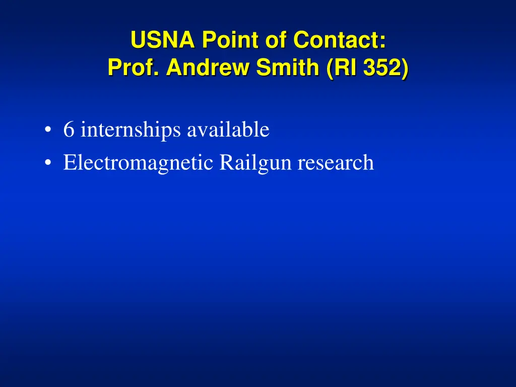 usna point of contact prof andrew smith ri 352