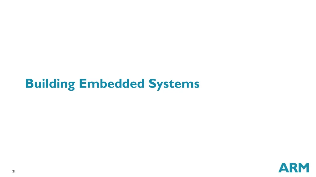 building embedded systems