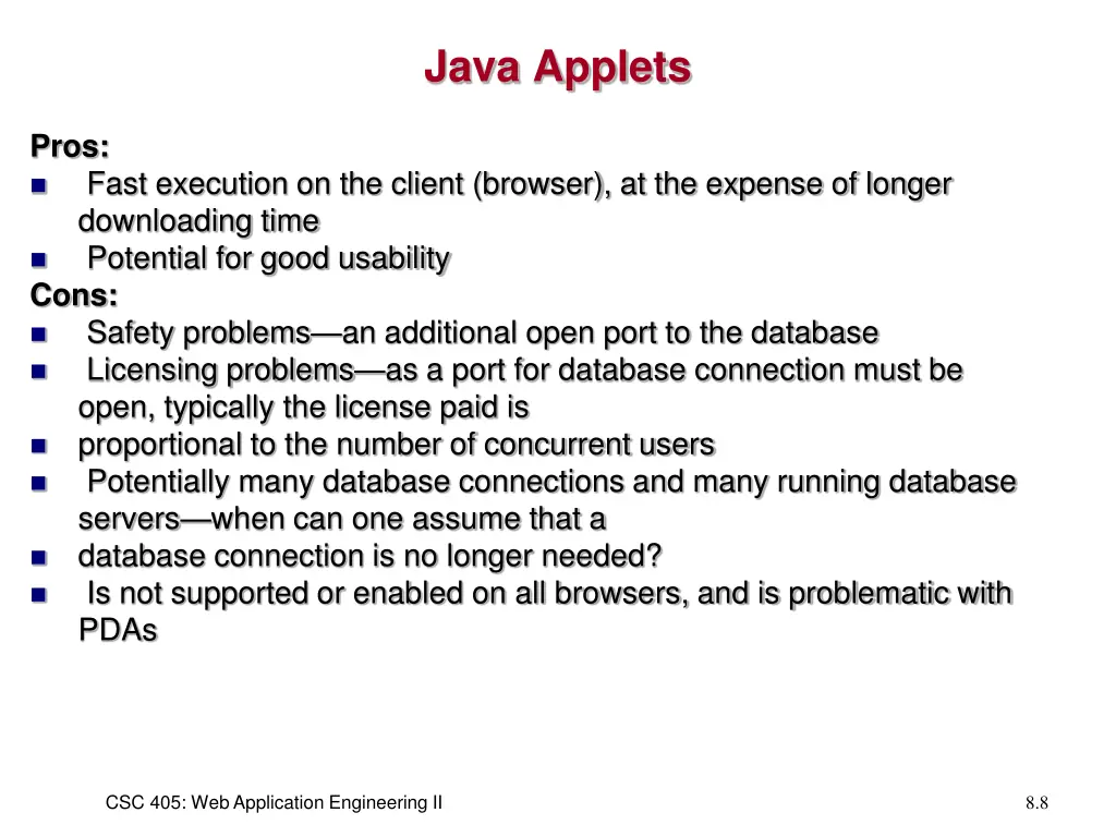 java applets