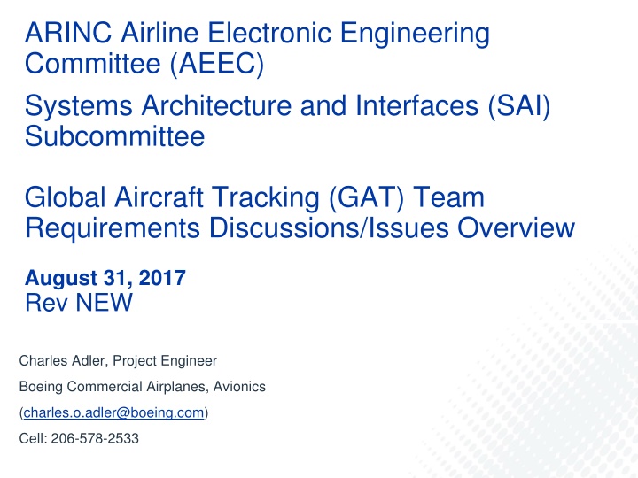 arinc airline electronic engineering committee