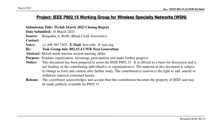 march 2023