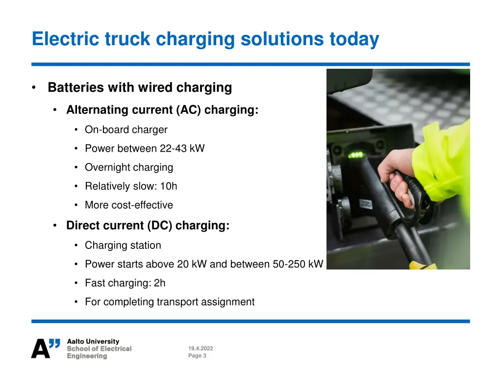 electric truck charging solutions today