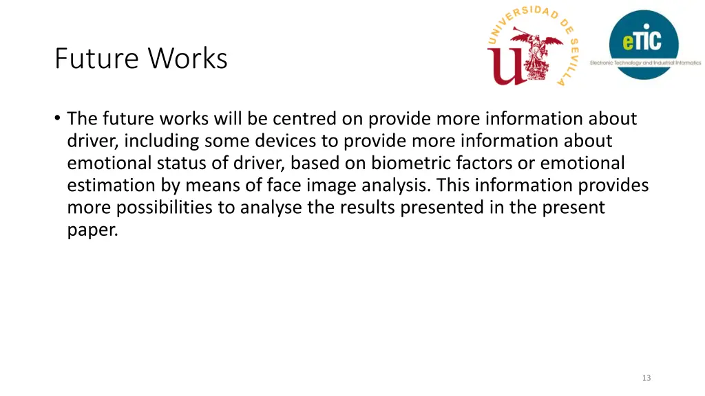future works