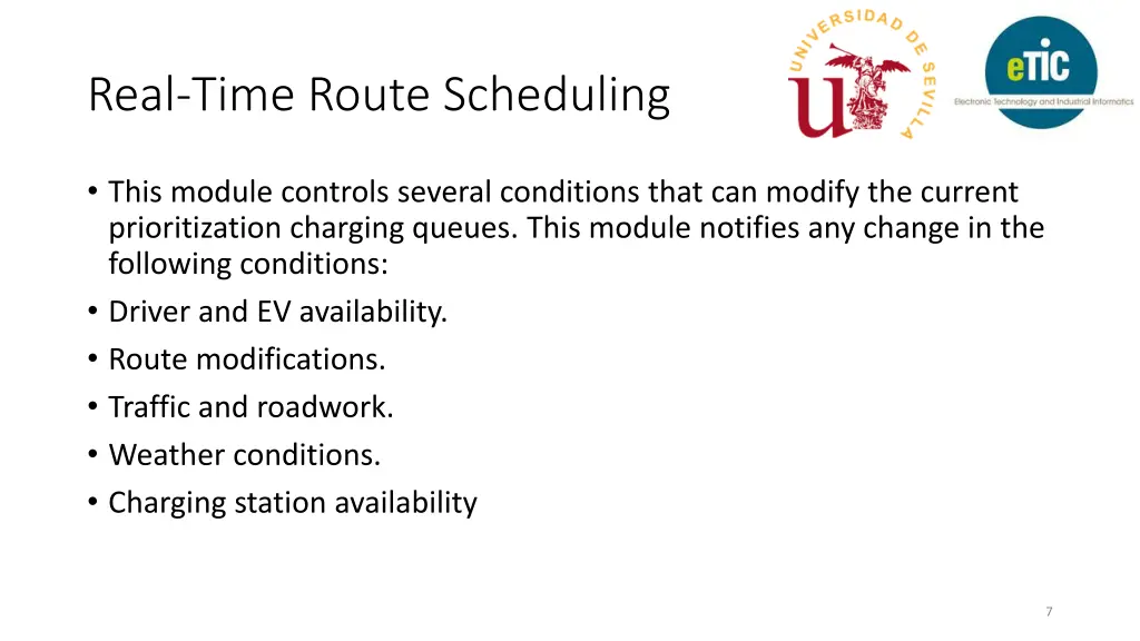 real time route scheduling