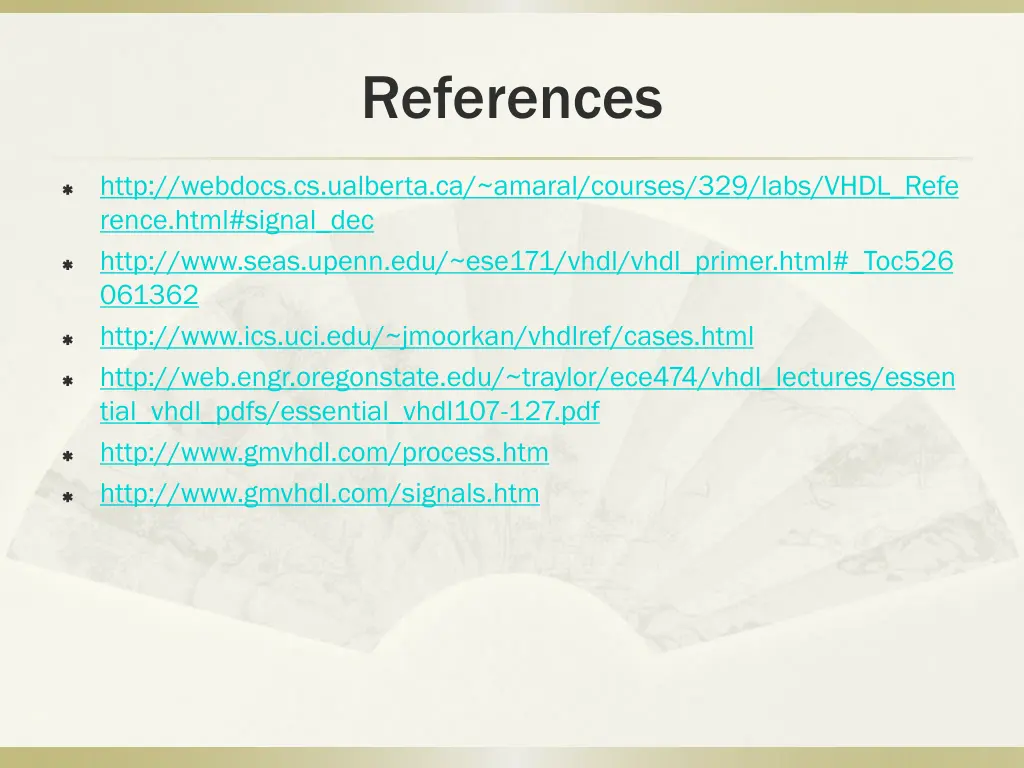 references