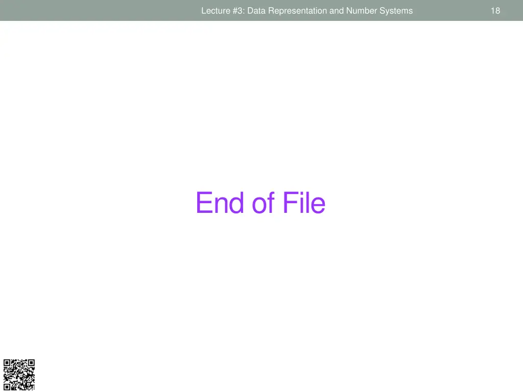 lecture 3 data representation and number systems 14