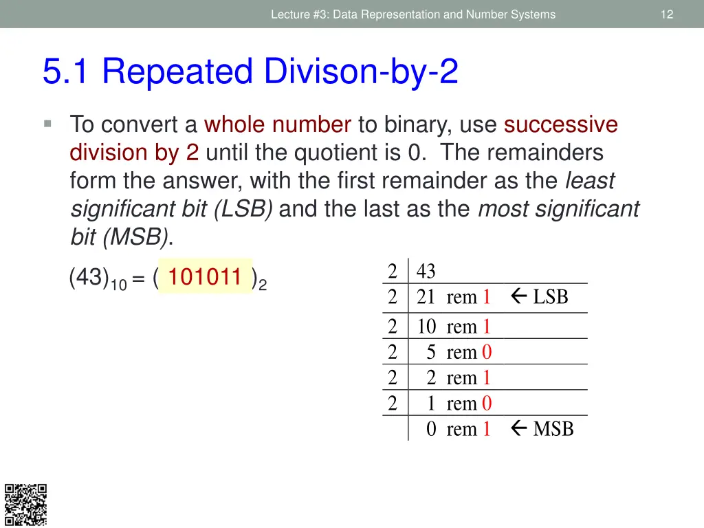 lecture 3 data representation and number systems 9