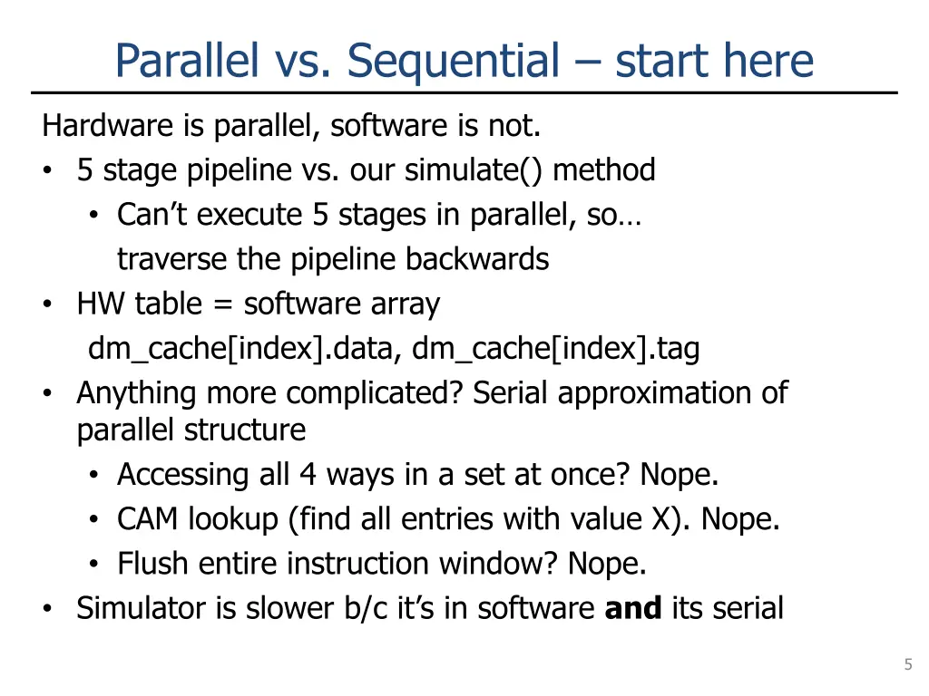parallel vs sequential start here