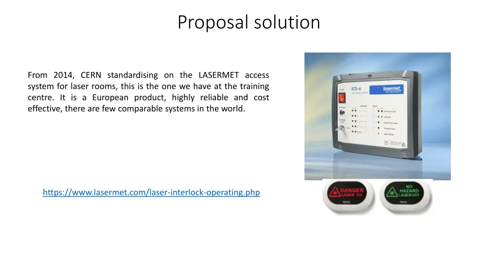 proposal solution