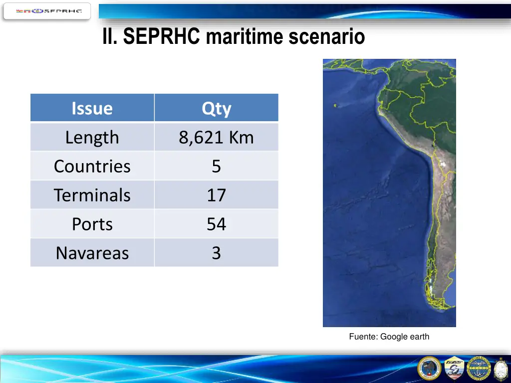 ii seprhc maritime scenario