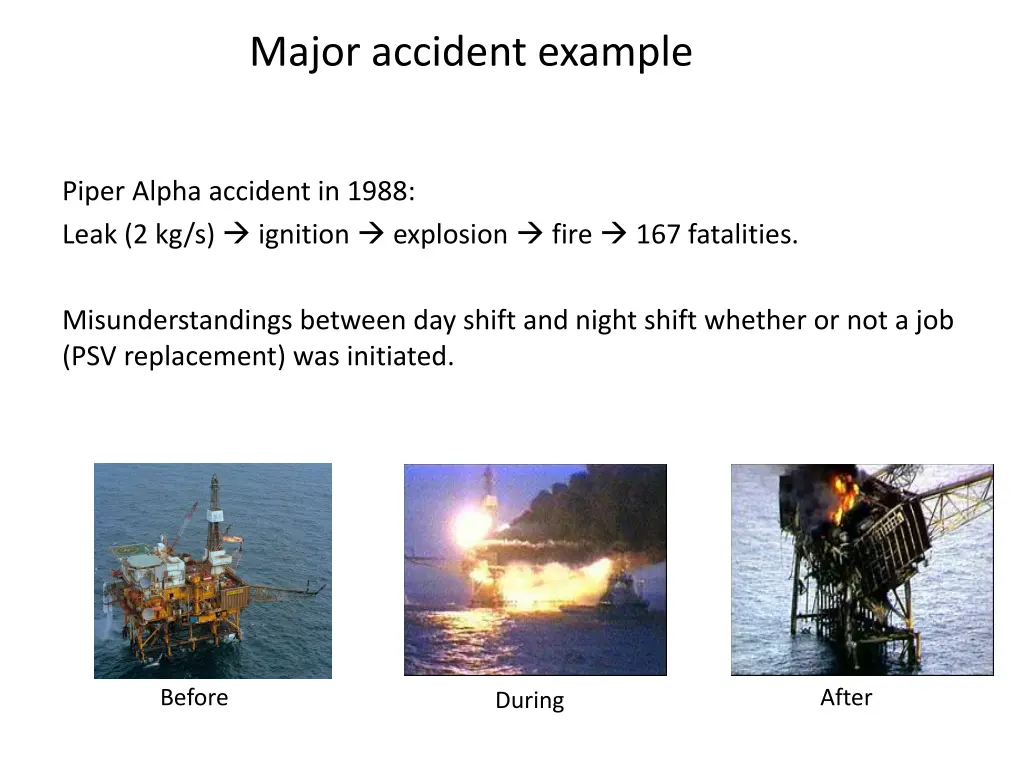 major accident example