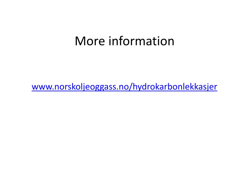 more information