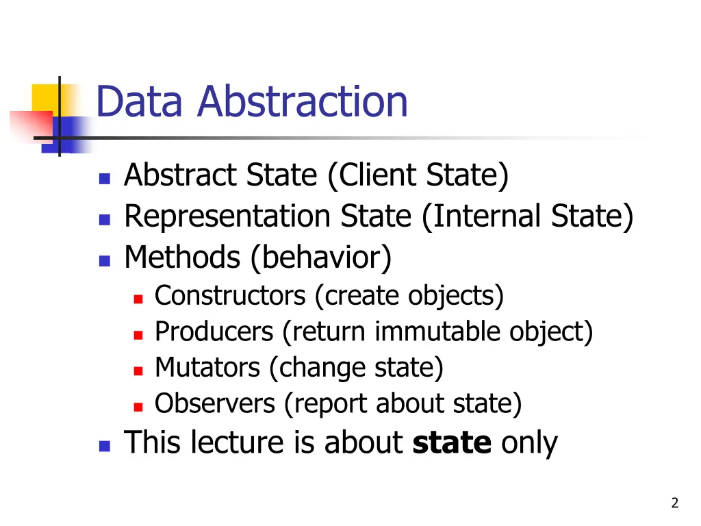 data abstraction