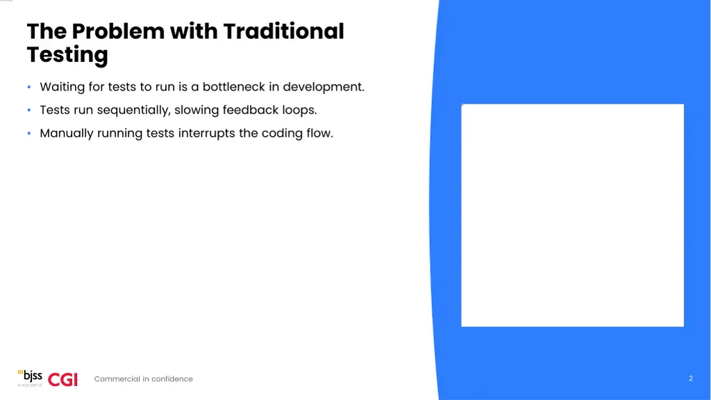 the problem with traditional testing