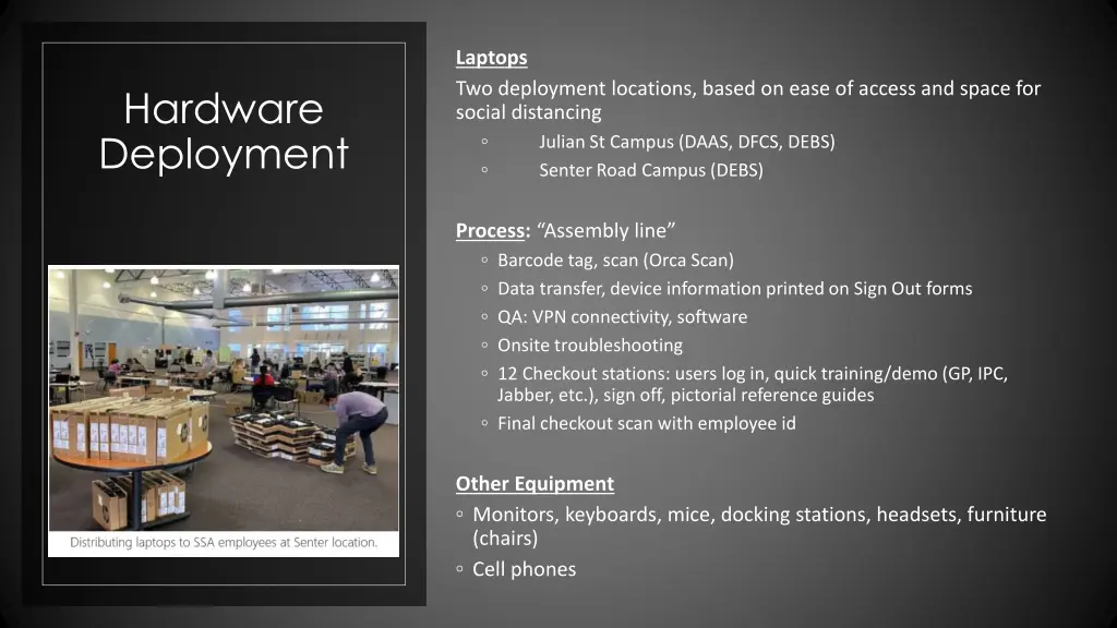 laptops two deployment locations based on ease