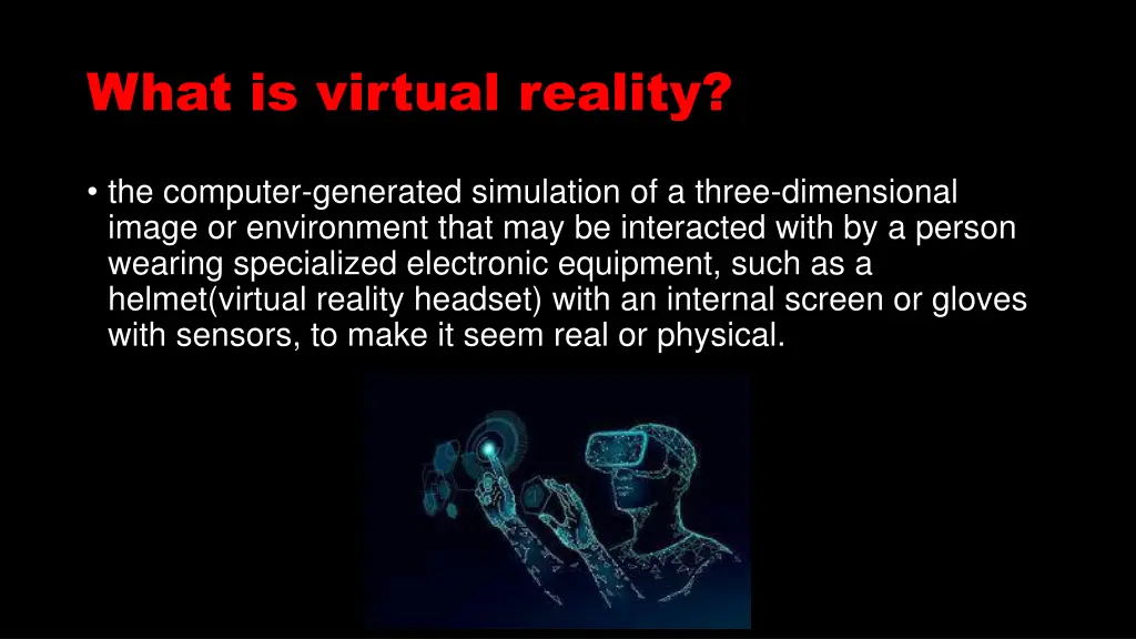 what is virtual reality