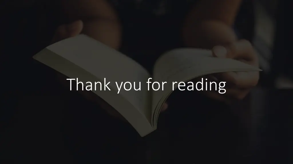 thank you for reading
