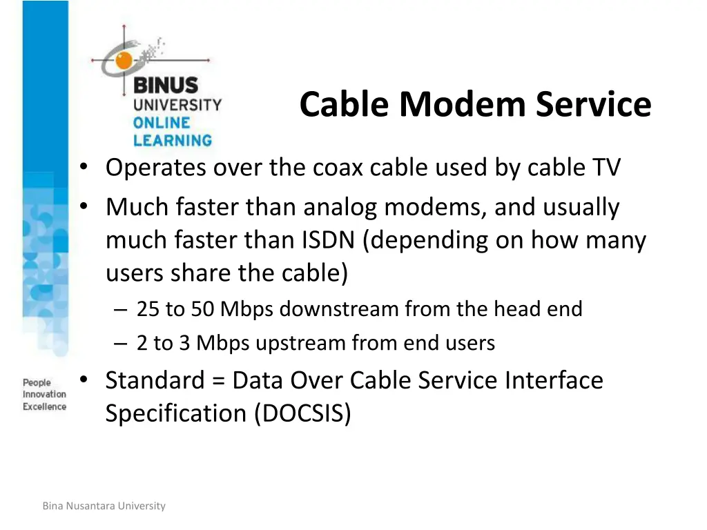 cable modem service