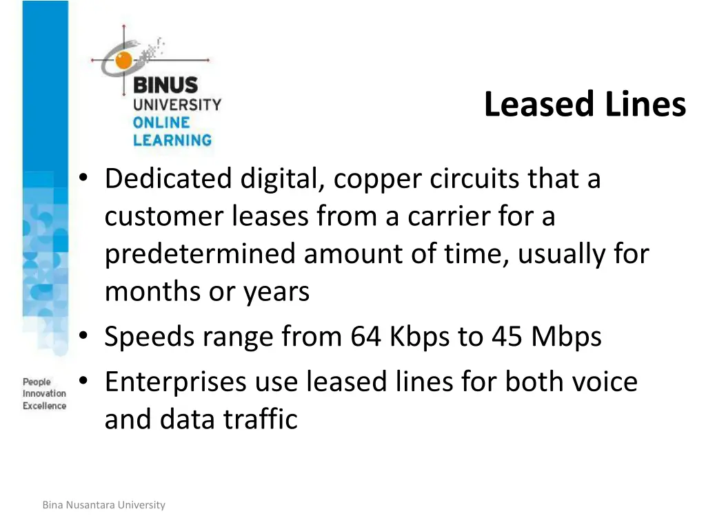 leased lines