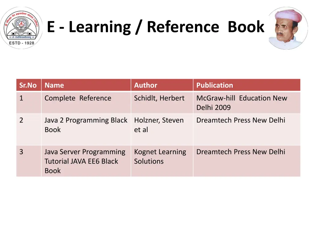 e learning reference book