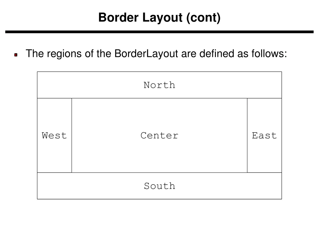 border layout cont