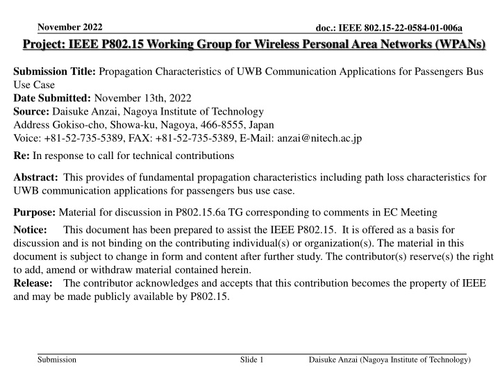 november 2022 project ieee p802 15 working group