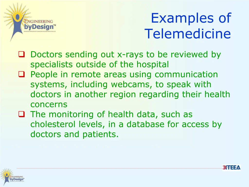 examples of telemedicine
