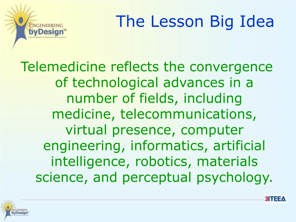 the lesson big idea