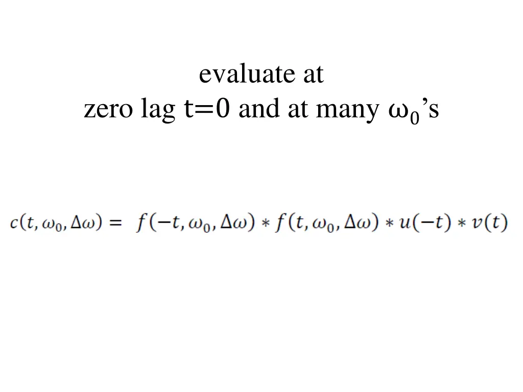 evaluate at