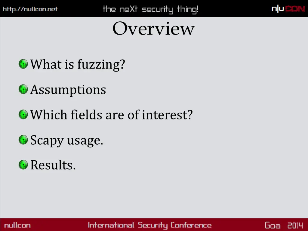 overview 2