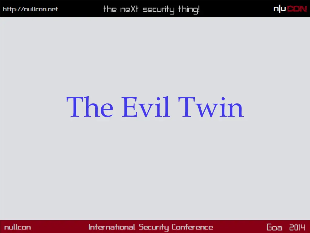 the evil twin